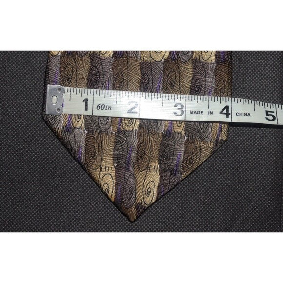 J. Garcia Jerry Garcia Men's Geometric Silk Tie Neck Tie - Picture 7 of 7